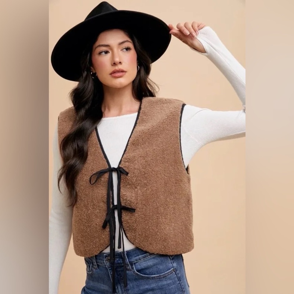 V-Neck Tie Vest